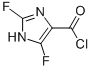 1H-Imidazole-4-carbonyl chloride, 2,5-difluoro- (9CI) 구조식 이미지