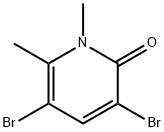 3,5-DIBROMO-1,6-DIMETHYL-1H-PYRIDIN-2-ONE Structure