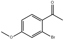 1-(2-BroMo-4-Methoxy-phenyl)-ethanone 구조식 이미지