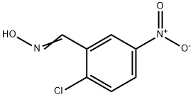 2-CHLORO-5-NITRO-BENZALDEHYDE OXIME 구조식 이미지