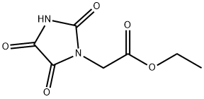 ETHYL 2,4,5-TRIOXOIMIDAZOLIDINE-1-ACETATE Structure
