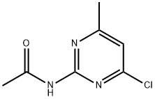 N-(4-chloro-6-methyl-pyrimidin-2-yl)-acetamide 구조식 이미지