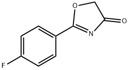 2-(4-플루오로페닐)옥사졸-4(5H)-온 구조식 이미지