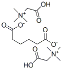 bis[(carboxymethyl)trimethylammonium] adipate 구조식 이미지
