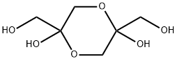 1,4-Dioxane-2,5-dimethanol, 2,5-dihydroxy- 구조식 이미지