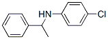 Benzenemethanamine, N-(4-chlorophenyl)-a-methyl-, (+)- Structure