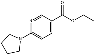 에틸6-(PYRROLIDIN-1-YL)니코틴산염 구조식 이미지