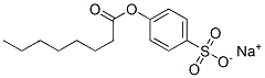 나트륨4-octanoyloxybenzenesulfonate 구조식 이미지