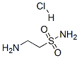 2-aminoethanesulphonamide monohydrochloride 구조식 이미지