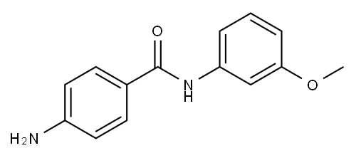 4-AMINO-N-(3-METHOXYPHENYL)BENZAMIDE Structure