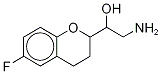 α-(Aminomethyl)-6-fluoro-3,4-dihydro-2H-1-benzopyran-2-methanol(부분입체이성질체의혼합물) 구조식 이미지