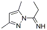 1H-Pyrazole-1-methanimine,  -alpha--ethyl-3,5-dimethyl- Structure