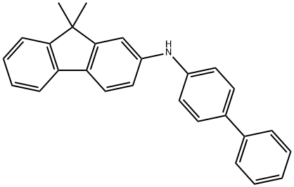 N-[1,1'-비페닐]-4-일-9,9-디메틸-9H-플루오렌-2-아민 구조식 이미지