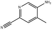 5-아미노-2-시아노-4-메틸피리딘 구조식 이미지