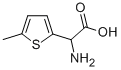 아미노-(5-메틸-티오펜-2-일)-아세트산 구조식 이미지