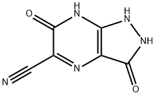 1H-Pyrazolo[3,4-b]pyrazine-5-carbonitrile,2,3,6,7-tetrahydro-3,6-dioxo-(9CI) Structure