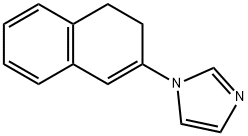 1-(3,4-디하이드로-나프탈렌-2-YL)-1H-이미다졸 구조식 이미지