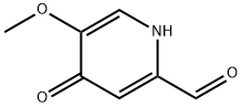 2-Pyridinecarboxaldehyde, 1,4-dihydro-5-methoxy-4-oxo- (9CI) 구조식 이미지
