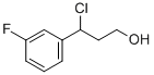 3-CHLORO-3-(3-FLUOROPHENYL)PROPAN-1-OL Structure