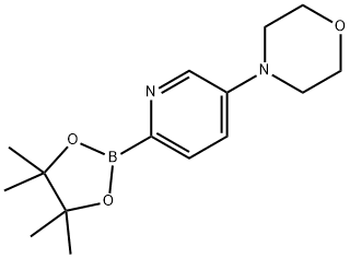 4-(6-(4,4,5,5-tetraMethyl-1,3,2-dioxaborolan-2-yl)pyridin-3-yl)Morpholine Structure