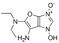 1H-Furo[2,3-d]imidazole-5,6-diamine,  N,N-diethyl-1-hydroxy-,  3-oxide  (9CI) Structure