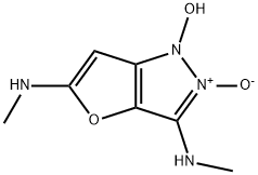 1H-Furo[3,2-c]pyrazole-3,5-diamine,  1-hydroxy-N,N-dimethyl-,  2-oxide  (9CI) Structure