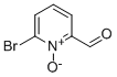 6-브로모-2-피리딘카르복스알데히드-1-옥사이드 구조식 이미지