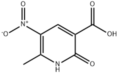 니코틴산,1,2-디히드로-6-메틸-5-니트로-2-옥소-(7CI) 구조식 이미지