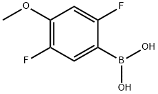 2,5-DIFLUORO-4-METHOXYPHENYLBORONIC ACID 구조식 이미지