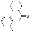 Piperidine,  1-[2-(2-methylphenyl)-1-thioxoethyl]-  (9CI) 구조식 이미지