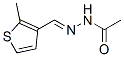 아세트산,2-[(2-메틸-3-티에닐)메틸렌]히드라지드 구조식 이미지