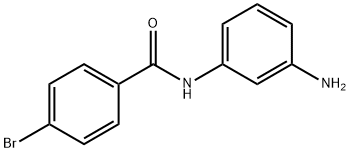 N-(3-aminophenyl)-4-bromobenzamide 구조식 이미지