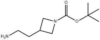 1-N-Boc-3-(aminoethyl)azetidine 구조식 이미지