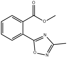 METHYL 2-(3-METHYL-1,2,4-OXADIAZOL-5-YL)BENZOATE Structure