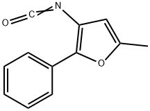 3-ISOCYANATO-5-METHYL-2-PHENYLFURAN Structure