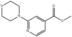 Methyl 2-thiomorpholin-4-ylisonicotinate Structure