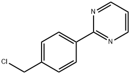 2-[4-(хлорметил)фенил]пиримидин структурированное изображение