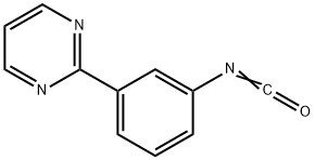 3-Pyrimidin-2-ylphenyl isocyanate 구조식 이미지