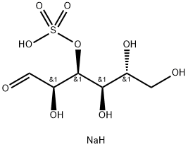 D-GLUCOSE 3-SULFATE SODIUM SALT Structure