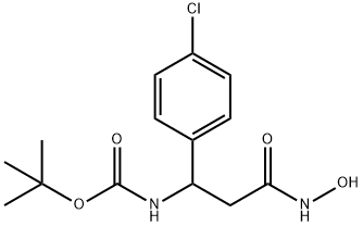 3-(Boc-aMino)-3-(4-chlorophenyl)-N-hydroxypropanaMide Structure