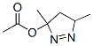 1-피라졸린-3-올,3,5-디메틸-,아세테이트(7CI) 구조식 이미지