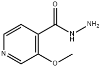 4-피리딘카르복실산,3-메톡시-,히드라지드 구조식 이미지