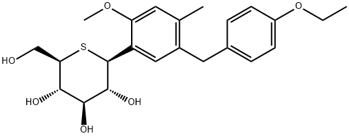 898537-18-3 D-Glucitol, 1,5-dideoxy-1,5-epithio-1-C-[5-[(4-ethoxyphenyl)Methyl]-2-Methoxy-4-Methylphenyl]-, (1S)-