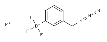 PotassiuM 3-(azidoMethyl)phenyltrifluoroborate, 95% 구조식 이미지