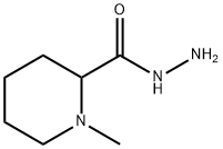 2-피페리딘카르복실산,1-메틸-,히드라지드 구조식 이미지