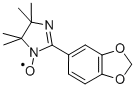 1H-1H-IMIDAZOL-1-YLOXY, 2-(1,3-BENZODIOXOL-5-YL)-4,5-DIHYDRO-4,4,5,5-TETRAMETHYL- Structure