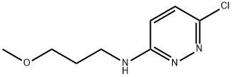 6-Chloro-N-(3-methoxypropyl)pyridazin-3-amine 구조식 이미지