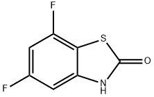 5,7-DIFLUORO-2(3H)-BENZOTHIAZOLONE Structure