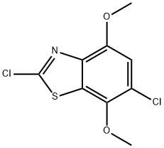 2,6-DICHLORO-4,7-DIMETHOXYBENZOTHIAZOLE Structure