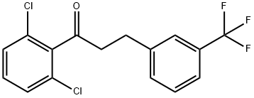 2',6'-DICHLORO-3-(3-TRIFLUOROMETHYLPHENYL)PROPIOPHENONE Structure